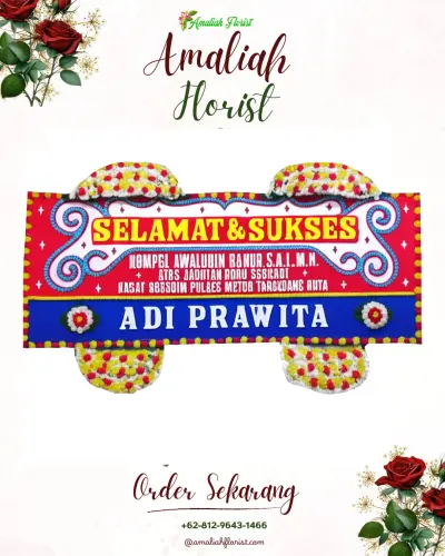 Karangan Bunga Ucapan Selamat di Sihare'o Siwahili