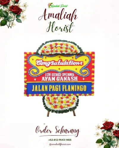 Bunga Papan Congratulation di Sihare'o Siwahili